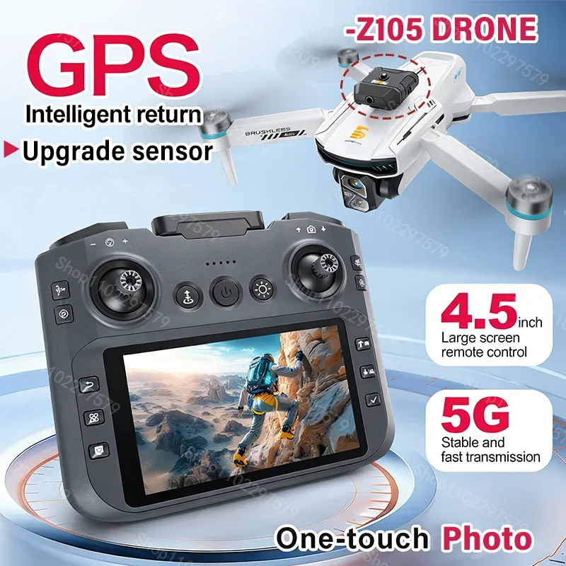 Drone Camera Vlog - Drone RC Quadcopter Z105 avec moteur