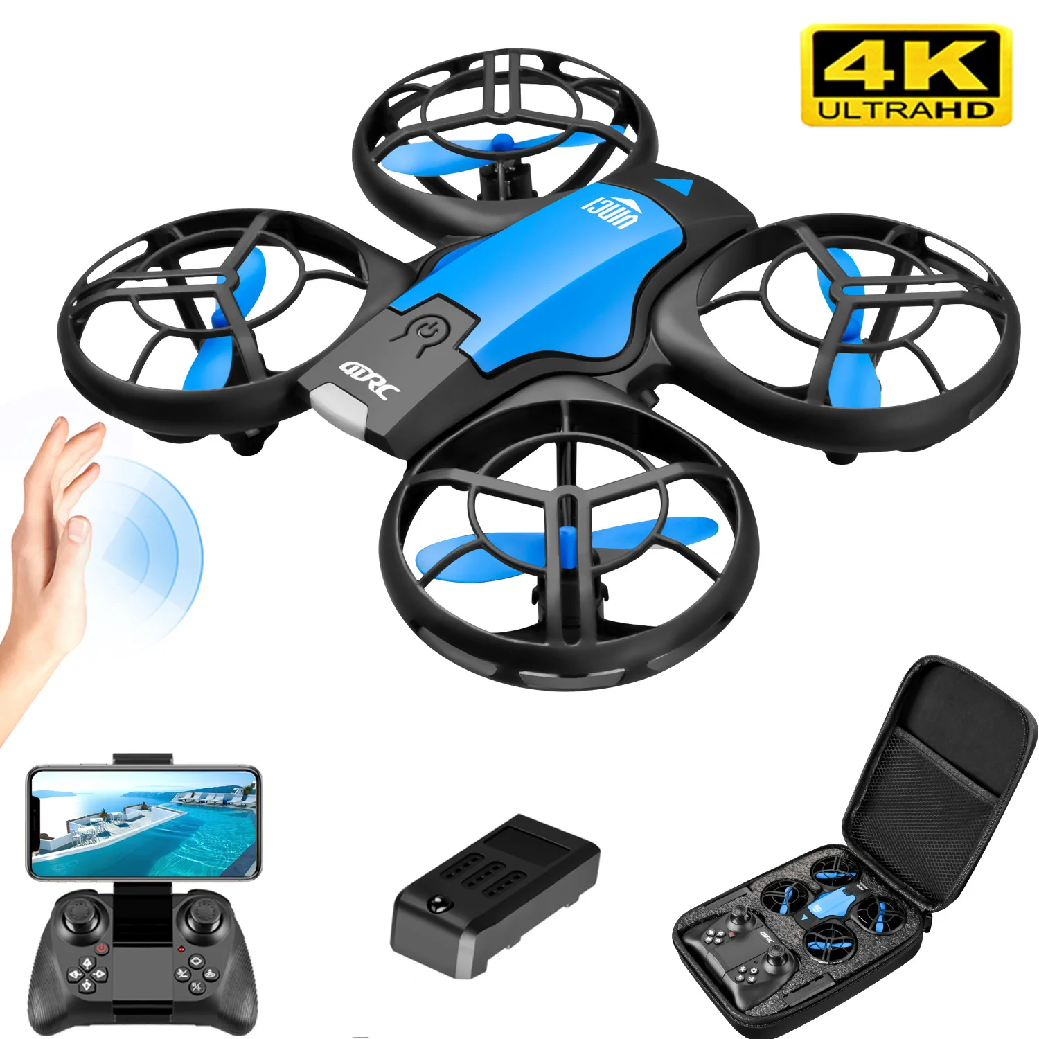 Nouveau mini drone V8 4K profe - Drone Camera Wide Angle avis et prix