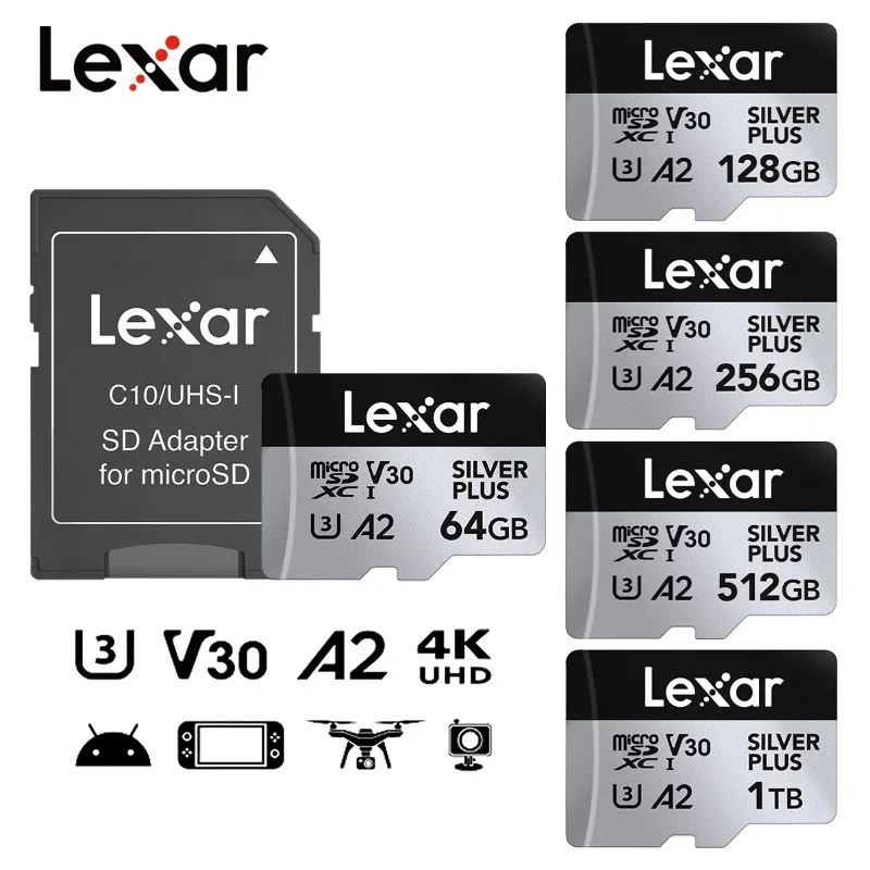 Carte microSD de 64 Go, UHS-I  - Drone Camera Waterproof avis et prix