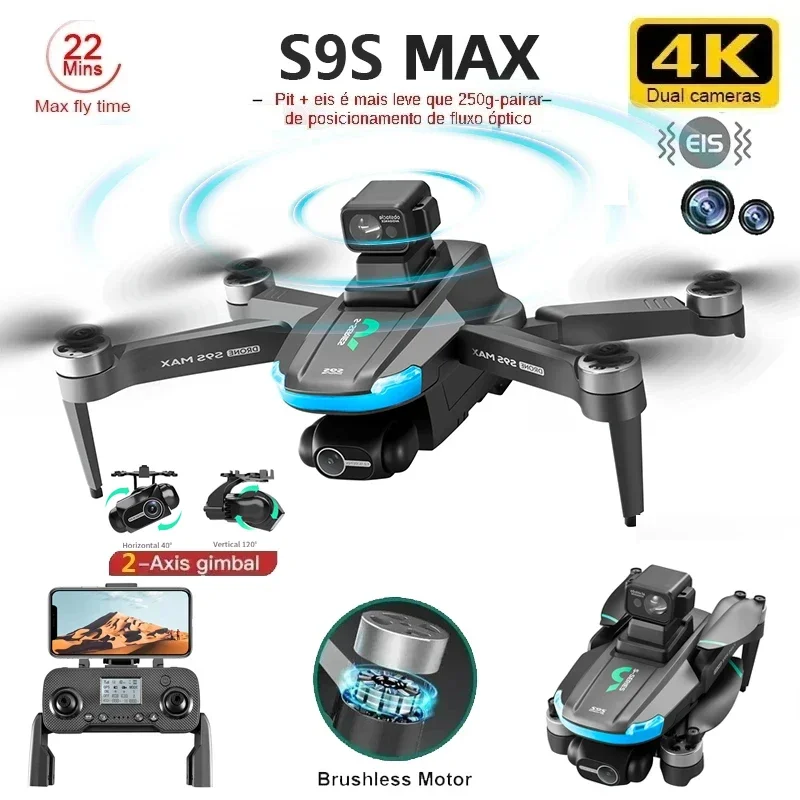 Nouveau S9S MAX MINI Drone 4K  - Drone Camera 4K avis et prix