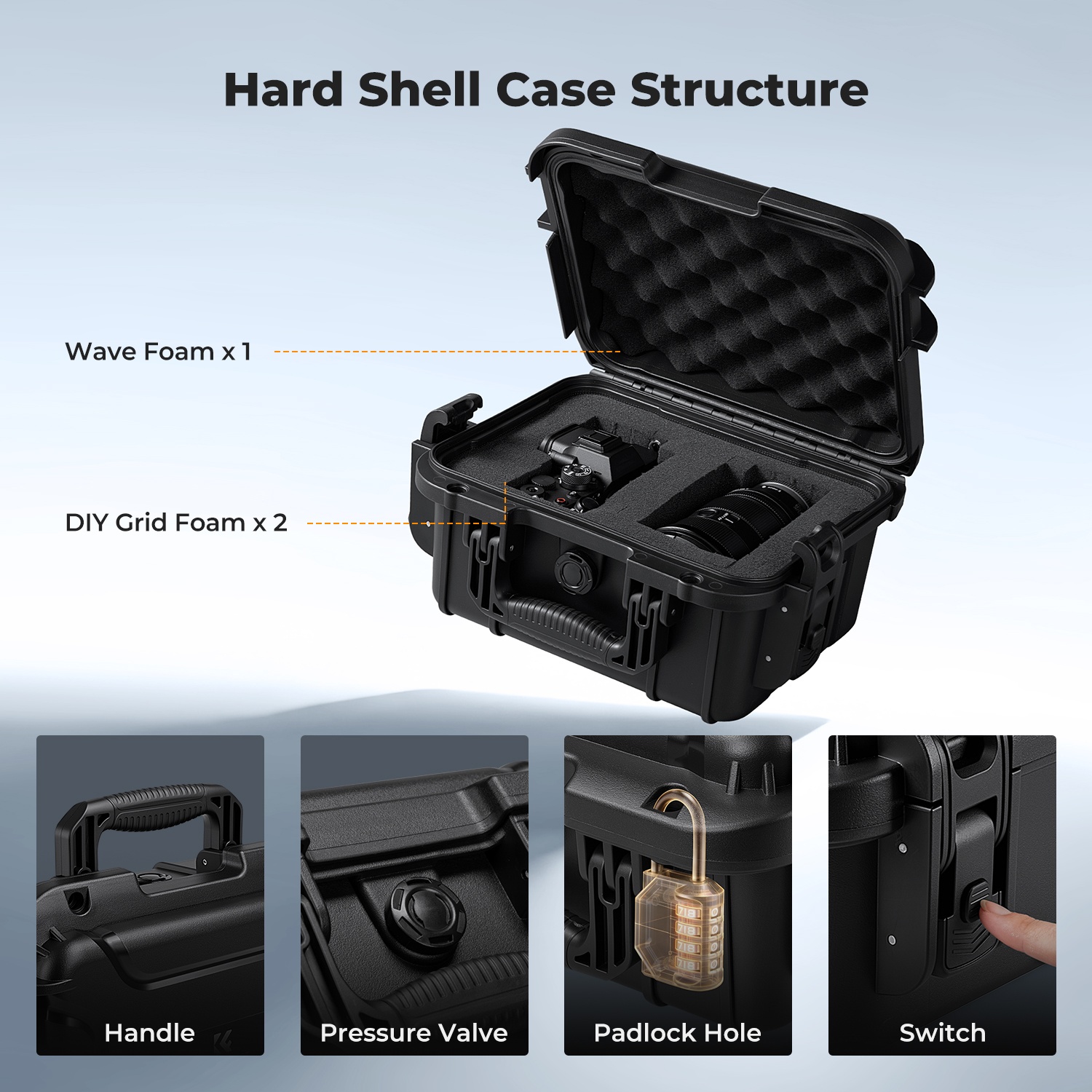 K&F CONCEPT Valise de voyage r - Drone Camera Case avis et prix