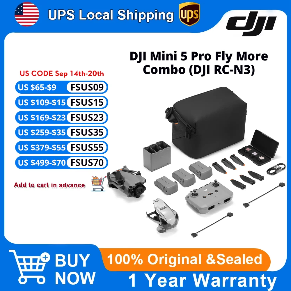 DJI Mini 5 Pro Fly More Combo  - Drone Camera Vlog avis et prix